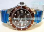 Replica Rolex Submariner Brown Dial Brown Bezel SS Case Watch